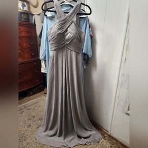Bridesmaid, Azazie, grey dress size 8